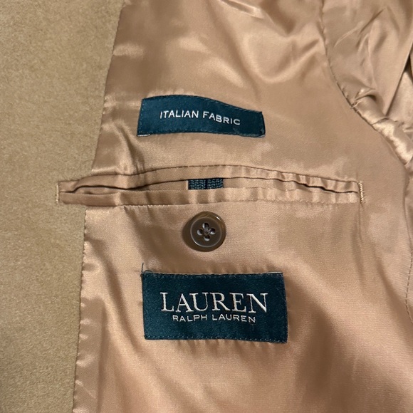 Ralph Lauren Camel Pea Coat - Picture 2 of 5